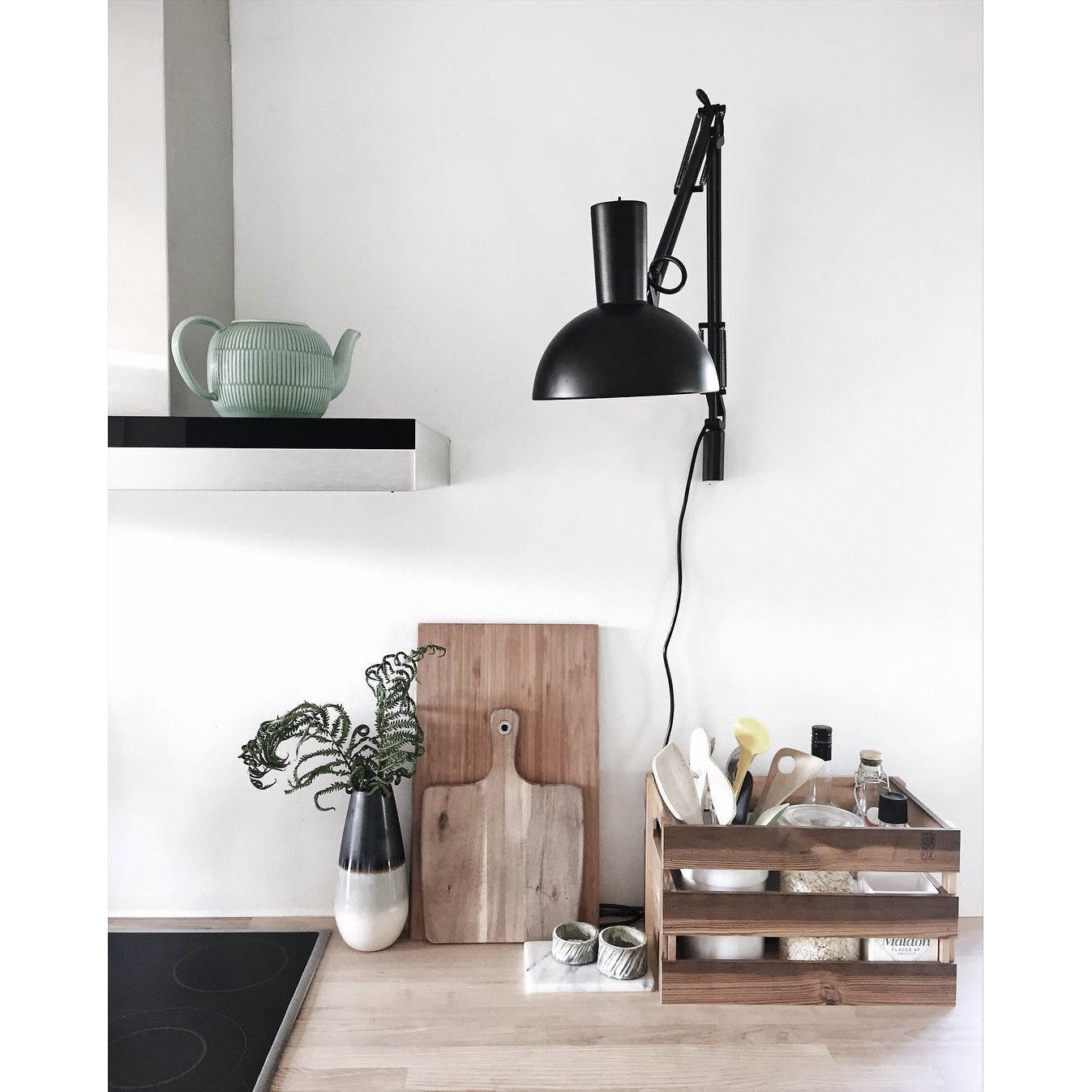 Arki | Table Lamp | Black, Design For The People - ePlafoniera.pl