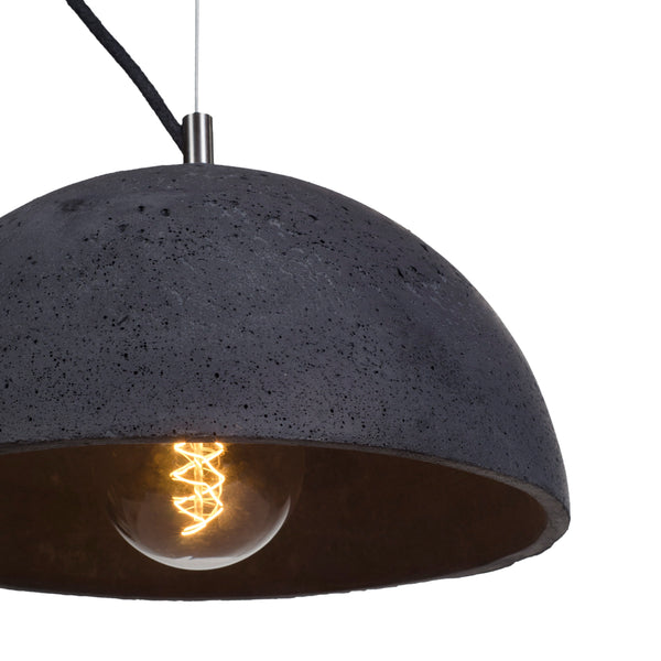 Betonowa lampa - do salonu kuchni, wisząca nowoczesna industrialna (1xE27) (Sfera 47) Loftlight