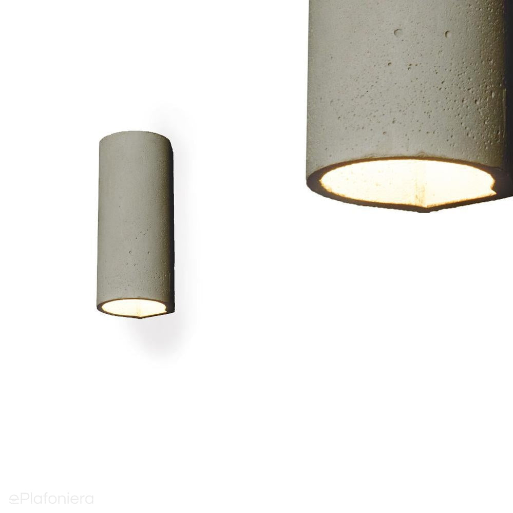 Betonowa lampa ścienna - nowoczesny kinkiet, do salonu sypialni kuchni (LED 2x8W) (Rulon) Loftlight