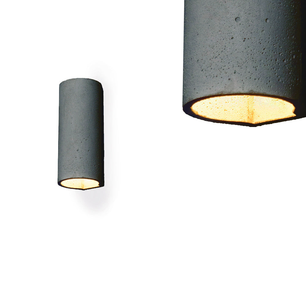 Betonowa lampa ścienna - nowoczesny kinkiet, do salonu sypialni kuchni (LED 2x8W) (Rulon) Loftlight