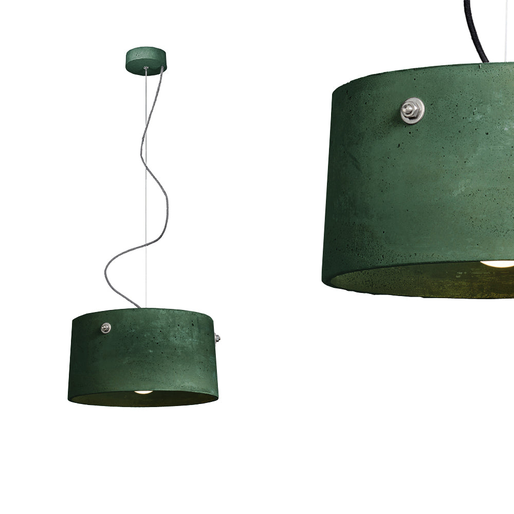 Betonowa lampa wisząca - do salonu sypialni, nowoczesna industrialna (1xE27) (Talma) Loftlight