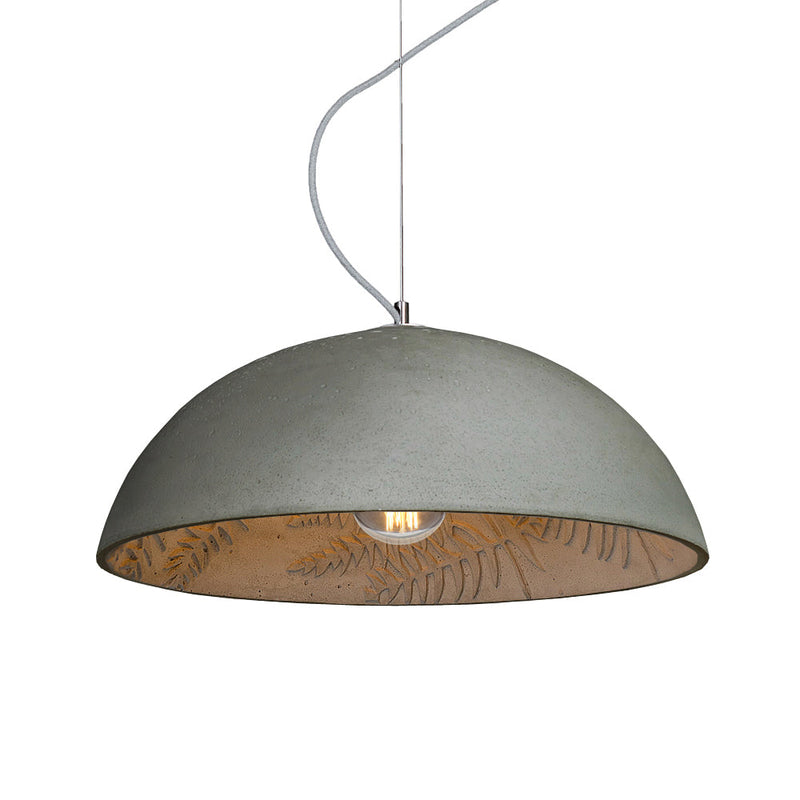 Betonowa lampa wisząca - nowoczesna industrialna 60cm, do salonu sypialni (1xE27) (Jungle) Loftlight