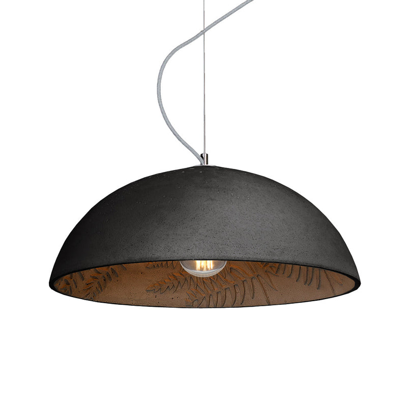 Betonowa lampa wisząca - nowoczesna industrialna 60cm, do salonu sypialni (1xE27) (Jungle) Loftlight