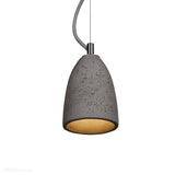 Betonowa lampa wisząca - nowoczesna industrialna, do salonu (1xE27) (Febe 11) Loftlight