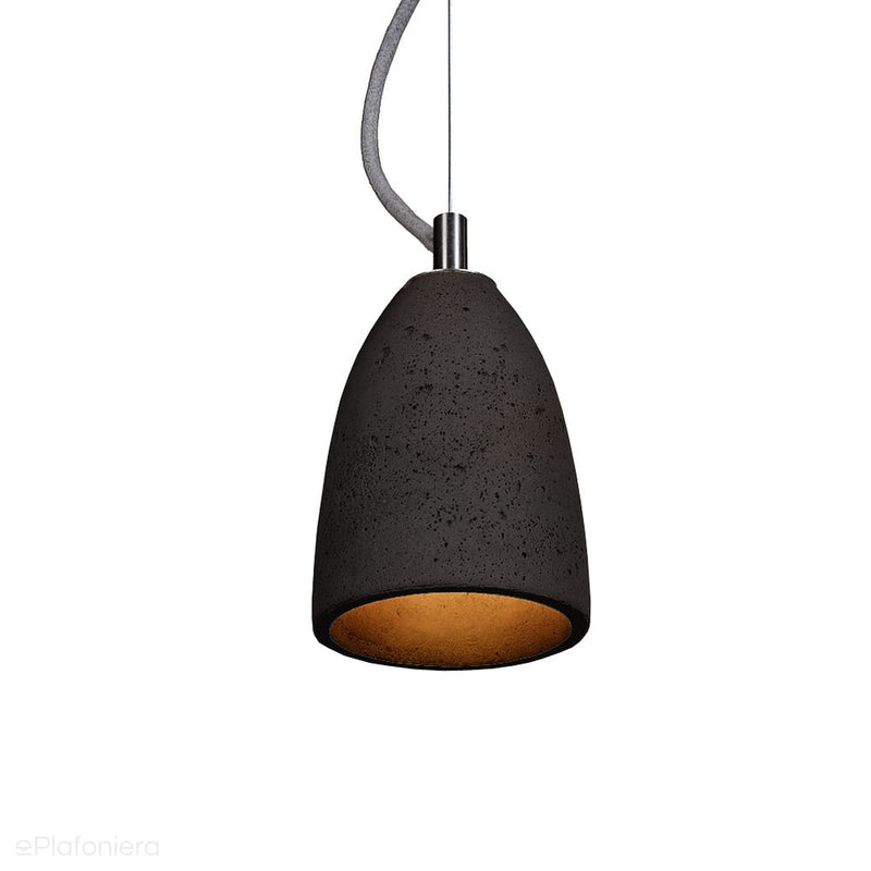 Betonowa lampa wisząca - nowoczesna industrialna, do salonu (1xE27) (Febe 11) Loftlight