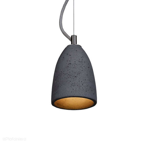 Betonowa lampa wisząca - nowoczesna industrialna, do salonu (1xE27) (Febe 11) Loftlight