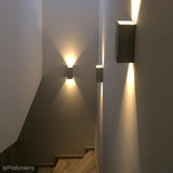 Betonowy kinkiet - lampa ścienna do salonu sypialni kuchni (2x GU10) (Orto) Loftlight