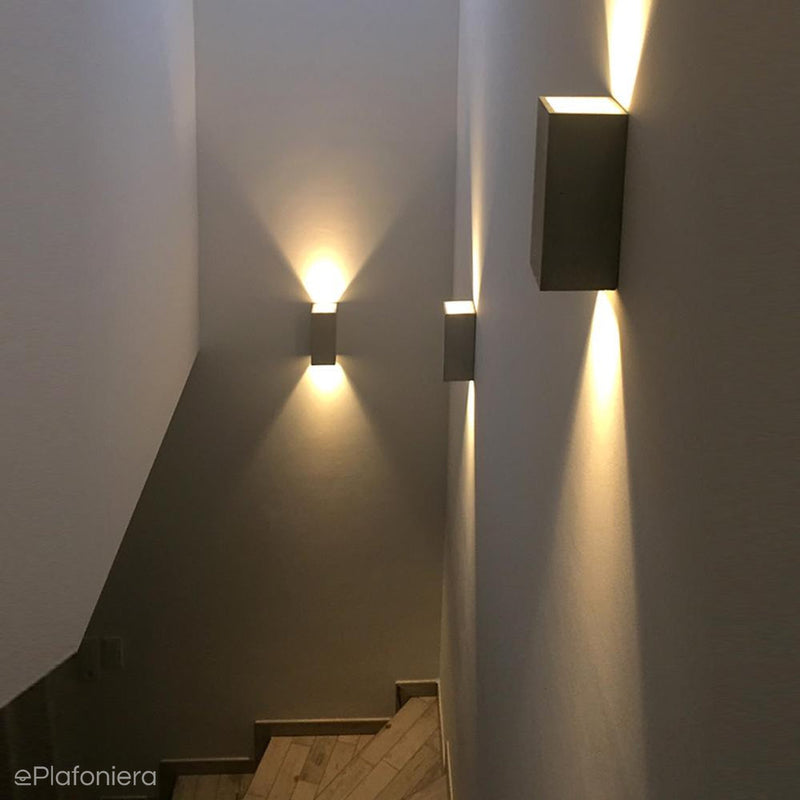 Betonowy kinkiet - lampa ścienna do salonu sypialni kuchni (2x GU10) (Orto) Loftlight