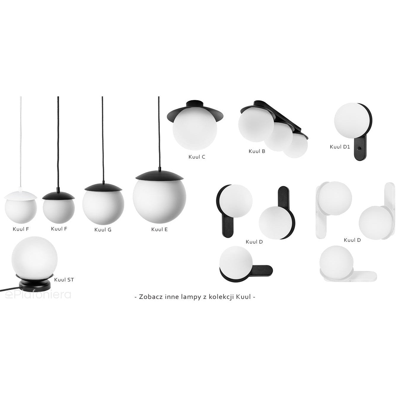 Biała kula Kuul E 30 cm, minimalistyczna lampa wisząca Ummo