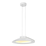 Biała lampa 50cm, LED 35W - wisząca do kuchni jadalni salonu Elstead (Europa)