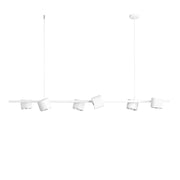 Biała lampa Bot - spot wisząca - Aldex (regulowana, ustawna 6xAR111) 1046K