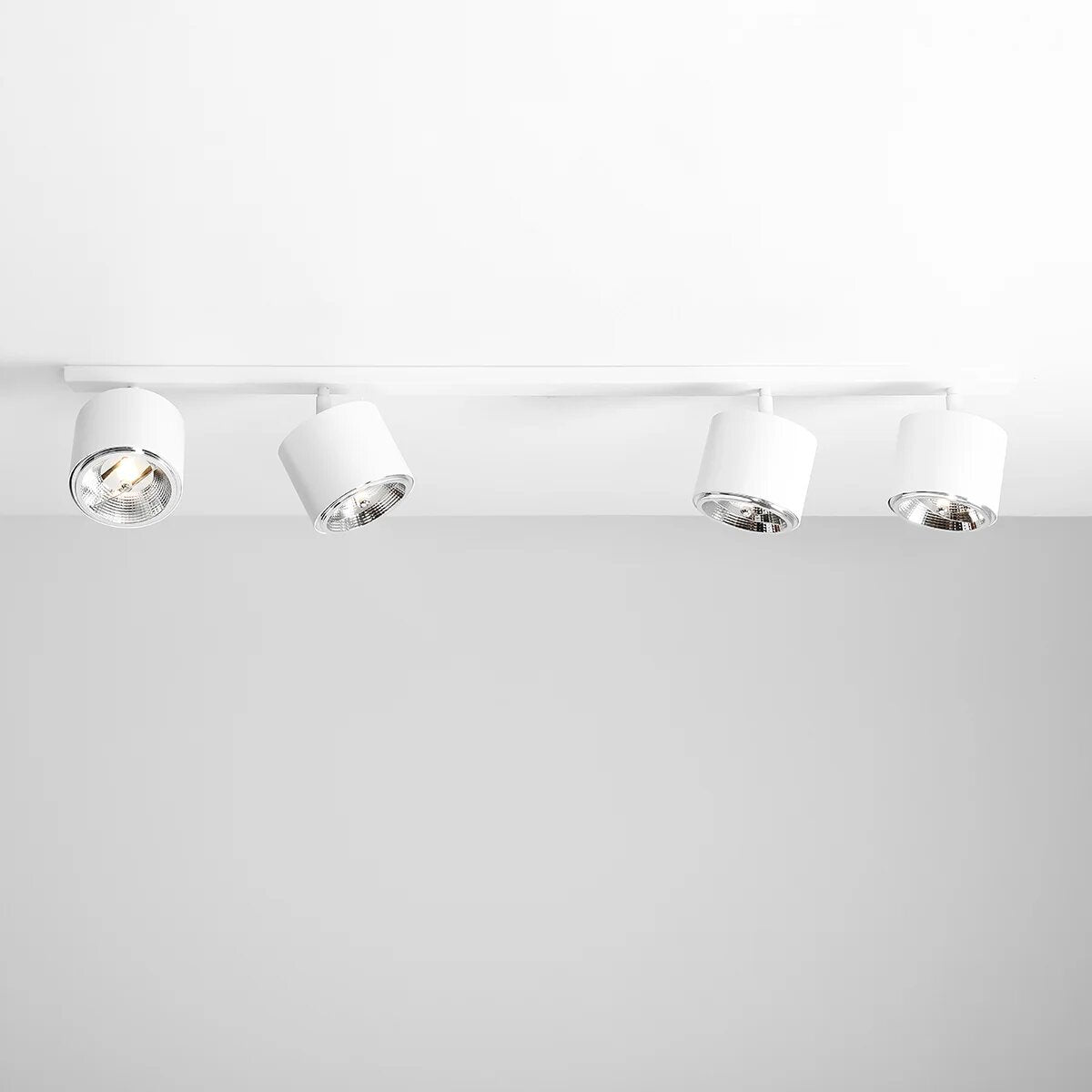 Biała lampa - spot sufitowa, plafon (regulowana, ustawna 4xAR111) Aldex (Bot)1046PL/L