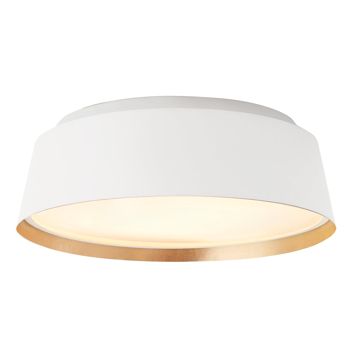 Biała lampa sufitowa dobrze oświetlająca, metalowa do salonu kuchni 3xE14, Feiss (Asher)