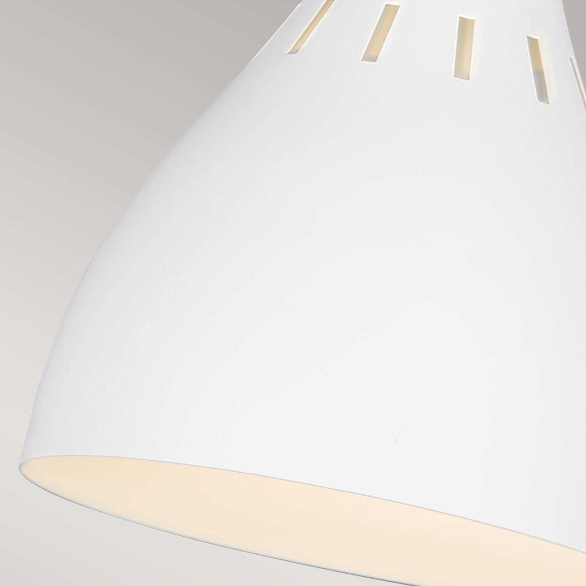 Biała metalowa lampa stojąca, biurkowa do salonu sypialni, 1xE27 Feiss (Joan)