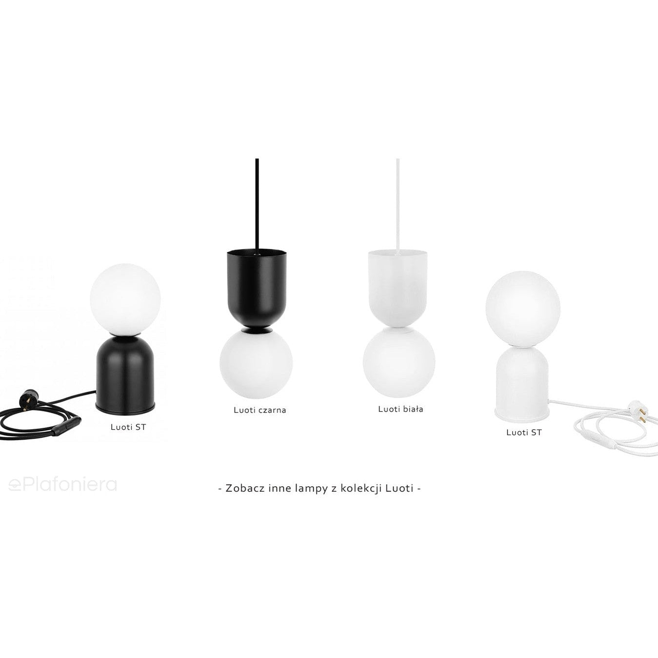 Biała metalowa lampa wisząca do salonu i sypialni Luoti - Ummo