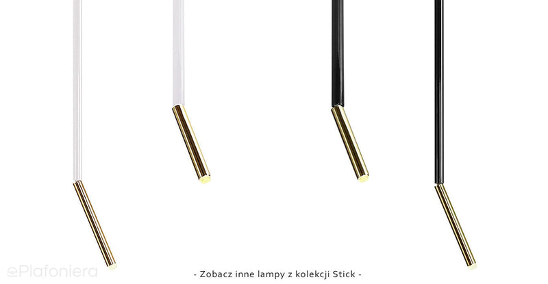 Biała rurka spot 54cm, nowoczesna lampa sufitowa 1xG9, Aldex (stick)1067PL/GM