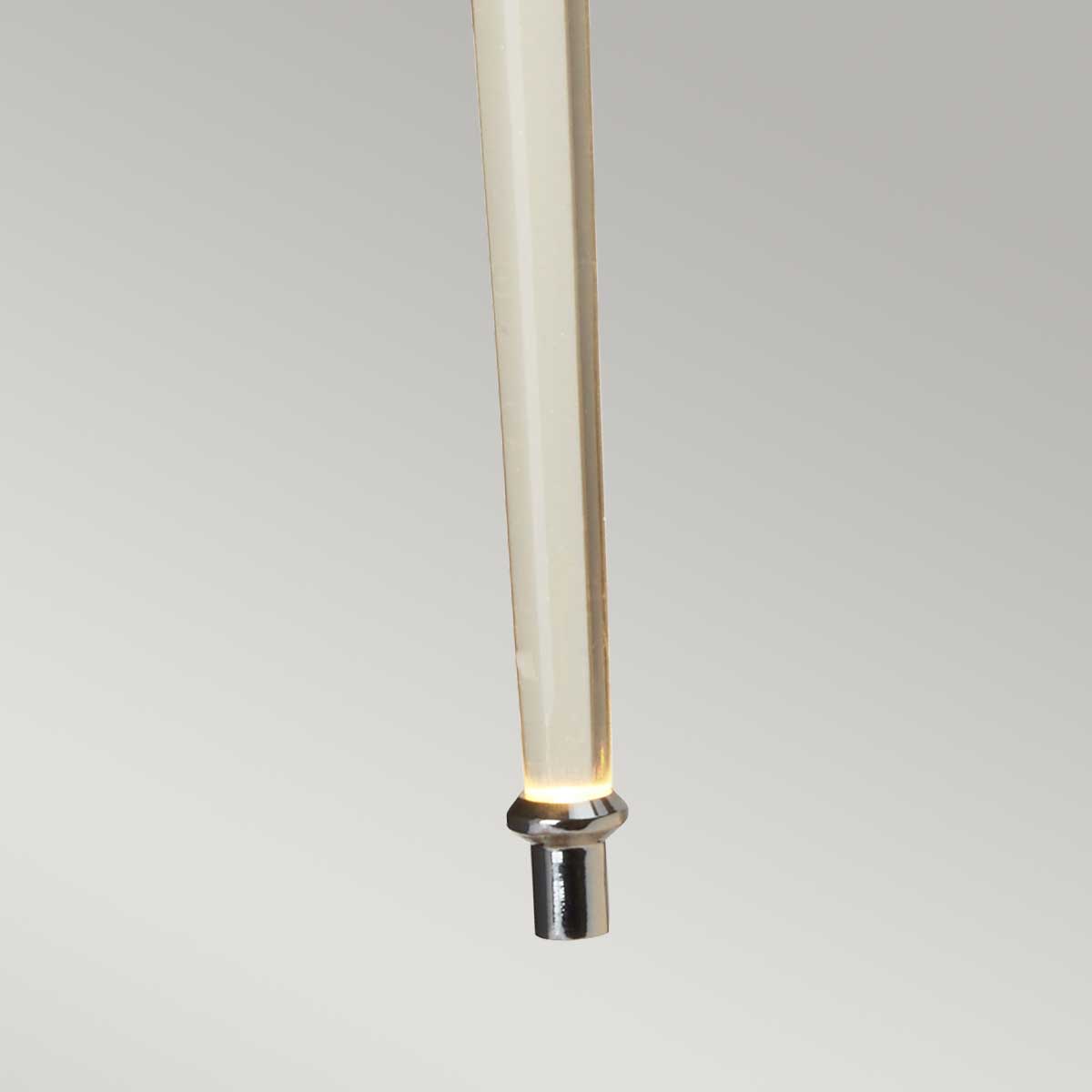 Chromowa lampa ścienna LED kinkiet do łazienki salonu sypialni (G9 2x4W) Elstead (Agatha)