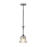 Chromowa lampa wisząca LED do łazienki salonu sypialni (G9 1x4W) Elstead (Agatha)
