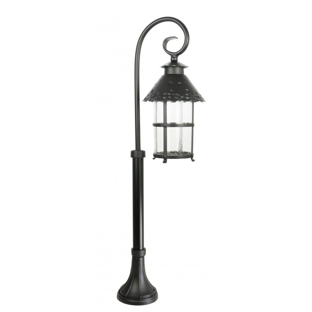 Czarna klasyczna latarnia ogrodowa - lampa zewnętrzna stojąca 86/116/166cm (1x E27) SU-MA (Toledo)