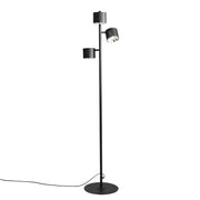 Czarna lampa - spot stojąca, podłogowa (regulowana, ustawna 3xAR111) Aldex (Bot)1047A