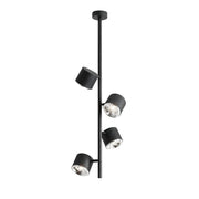 Czarna lampa - spot sufitowa (regulowana, ustawna 4xAR111) Aldex (Bot) 1047PL-L2