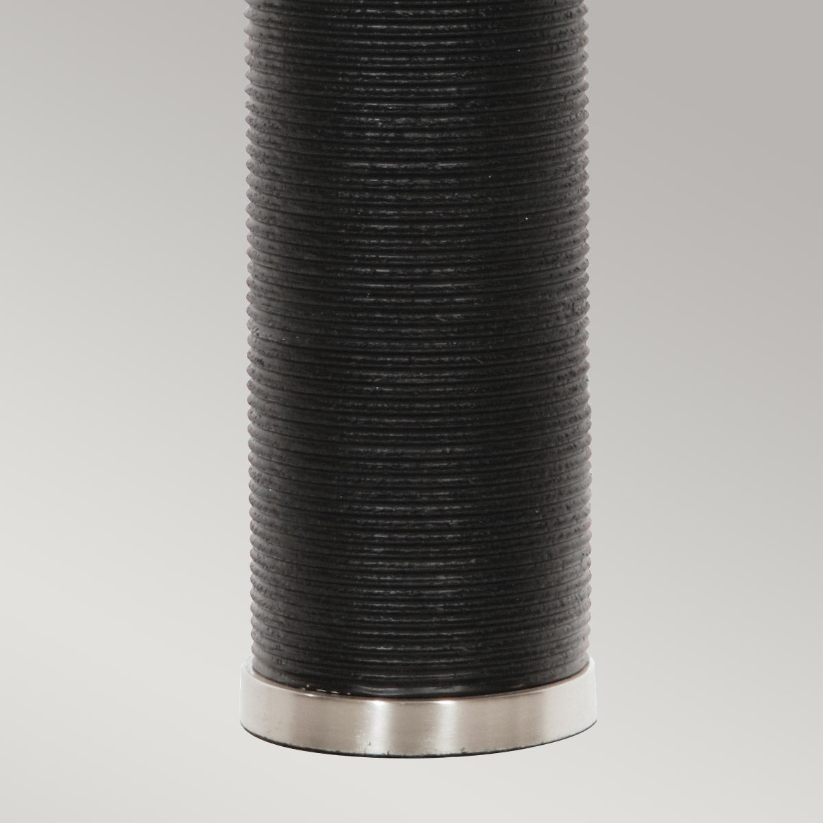 Czarna lampa stołowa Ripple (żywica epoksydowa) - Elstead (1xE27)