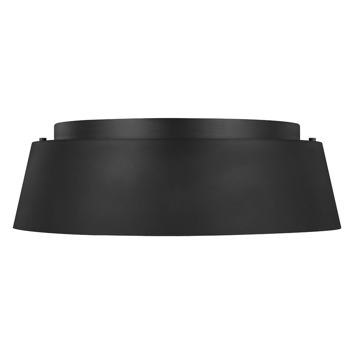 Czarna lampa sufitowa dobrze oświetlająca, metalowa do salonu kuchni 3xE14, Feiss (Asher)