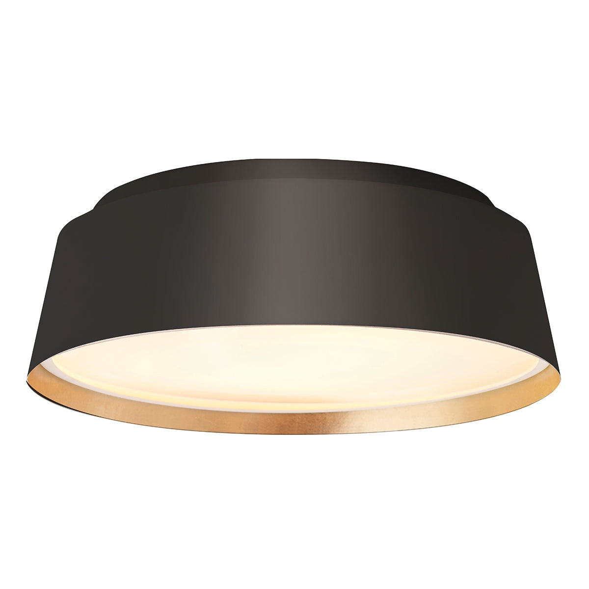 Czarna lampa sufitowa dobrze oświetlająca, metalowa do salonu kuchni 3xE14, Feiss (Asher)