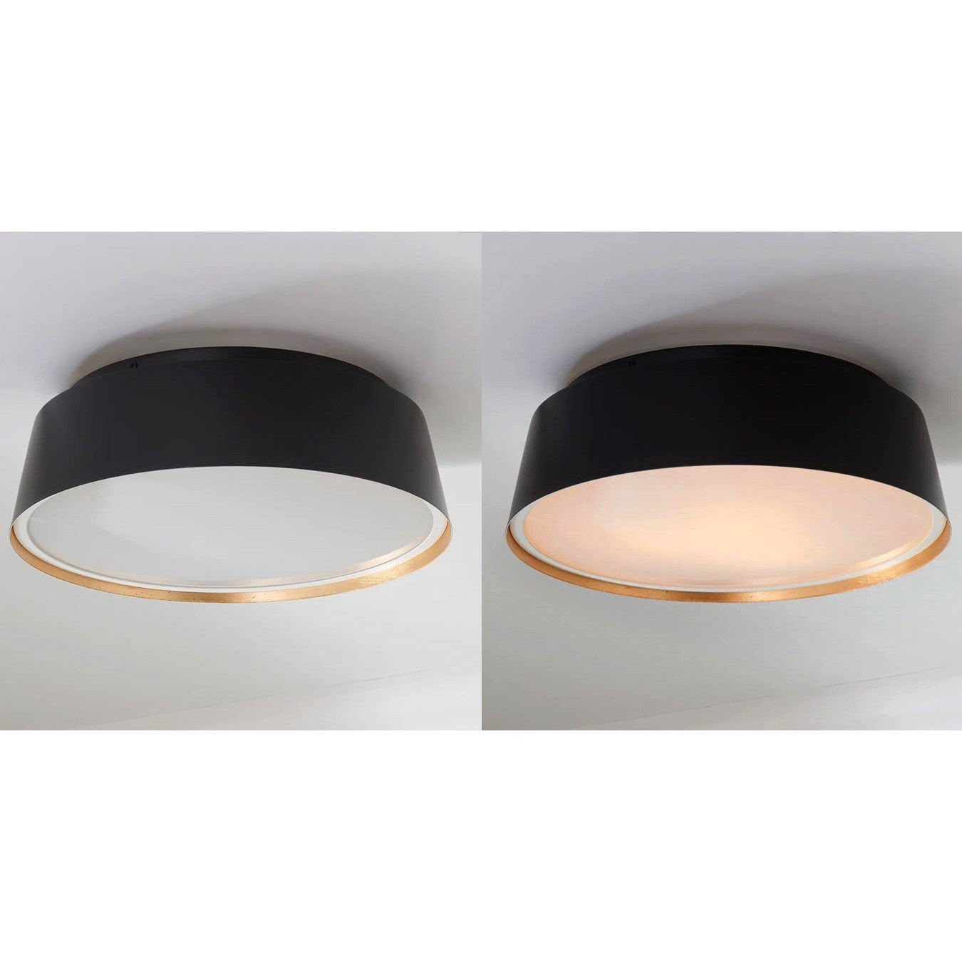Czarna lampa sufitowa dobrze oświetlająca, metalowa do salonu kuchni 3xE14, Feiss (Asher)
