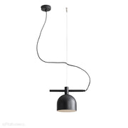 Czarna lampa wisząca industrialna, vintage do salonu (1xE27) Aldex (beryl) 976G1 - ePlafoniera