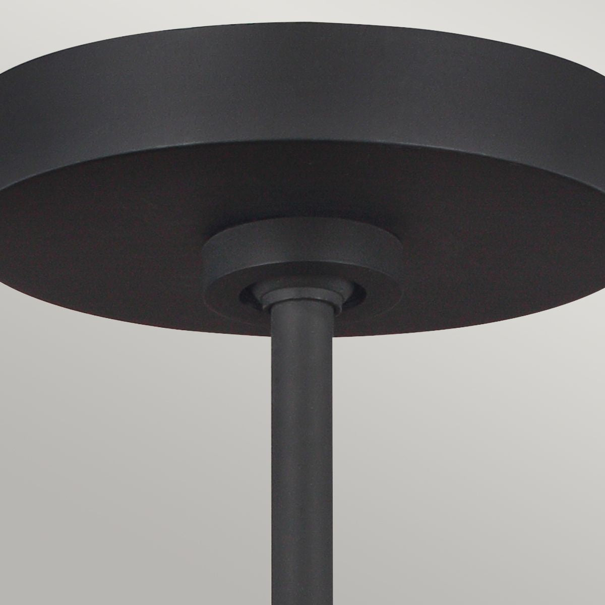 Czarna metalowa lampa wisząca, żyrandol do wysokich pomieszczeń, 5xE27 Feiss (Joan)