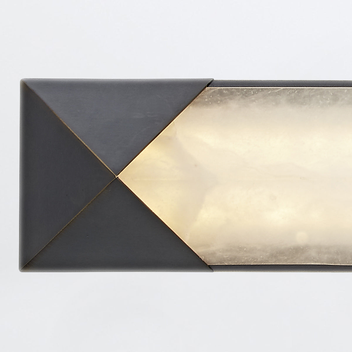 Duży kinkiet LED Caesar - Miejski brąz, Alora - ePlafoniera.pl