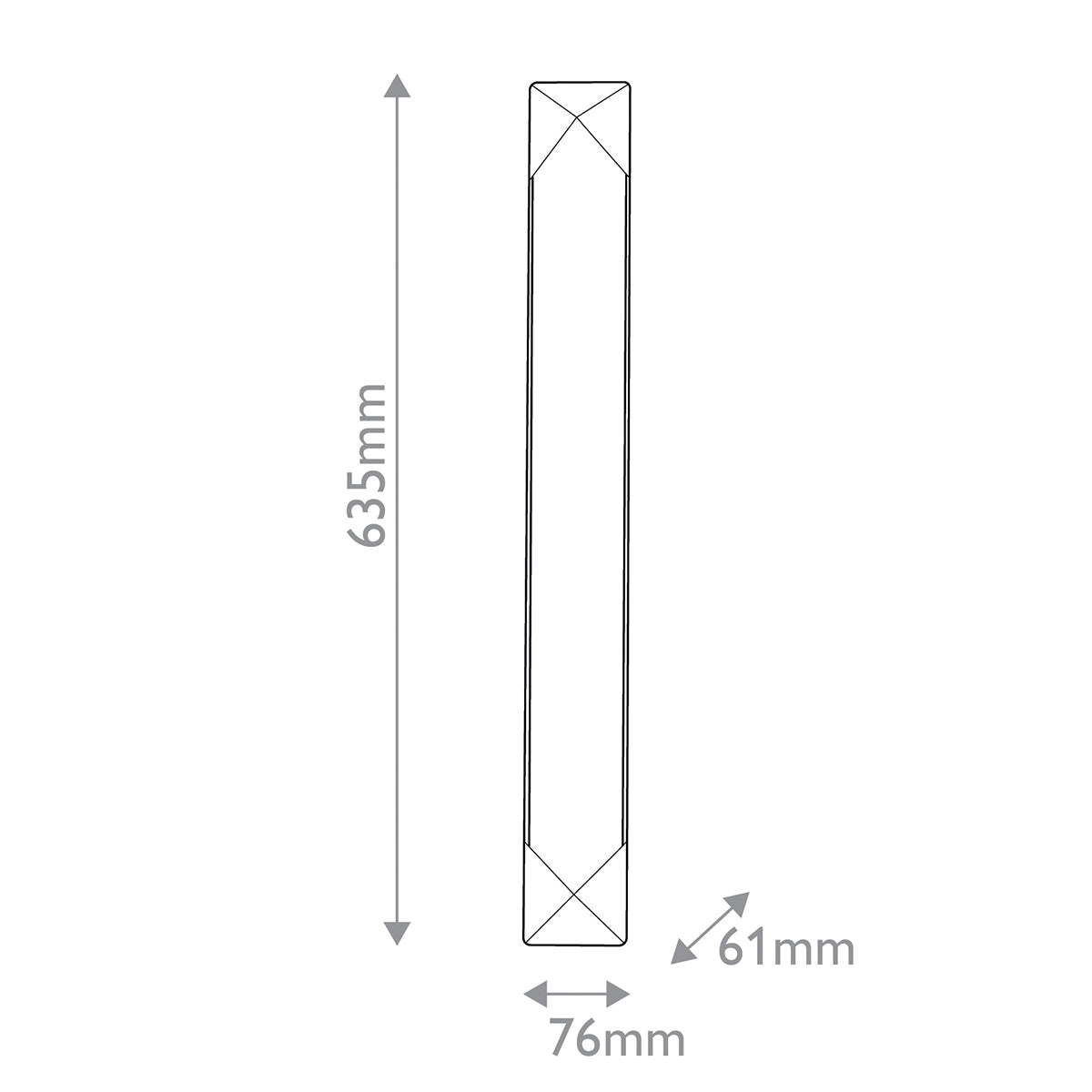 Duży kinkiet LED Caesar - Vintage mosiądz, Alora - ePlafoniera.pl