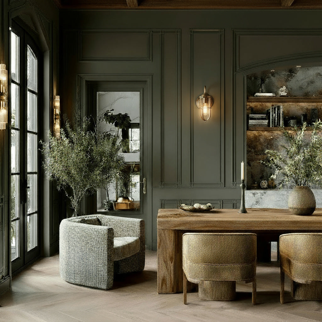 Industrialna lampa ścienna UrbanRWL - antyczny mosiądz