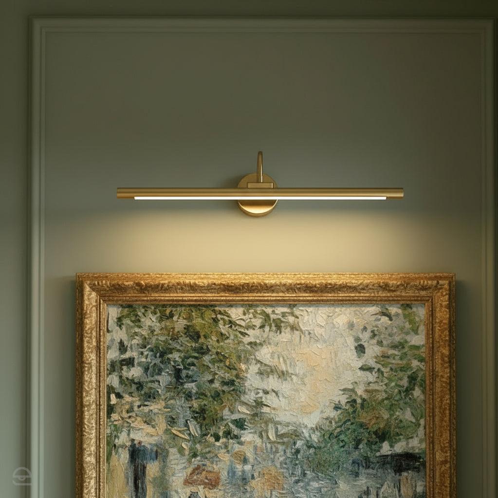 Kinkiet mosiężny LED nad obraz / lustro Alton (67/39 cm)