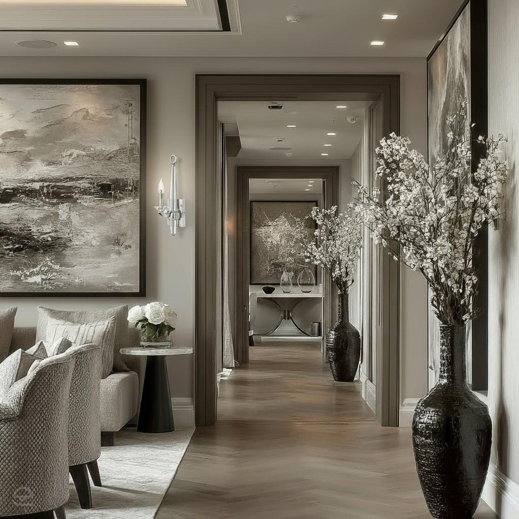 Kryształowy kinkiet świecznik Ascher - polerowany nikiel