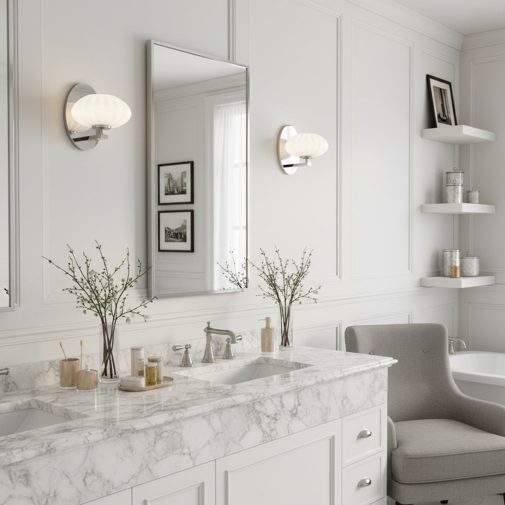 Nowoczesny kinkiet Pim - Polerowany chrom