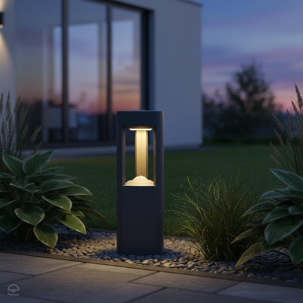 Nowoczesny słupek ogrodowy Fan 30/50/80cm IP54