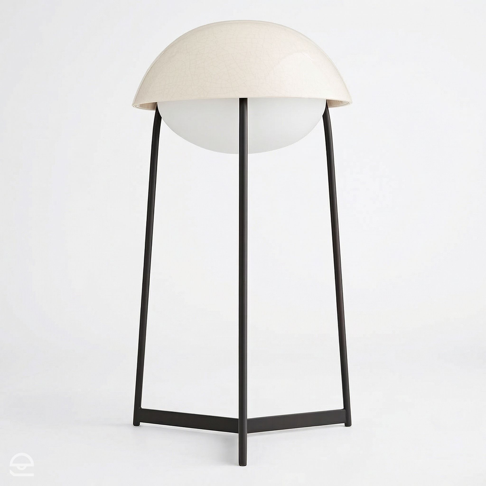 Glaze – lampa stołowa ceramiczna na trójnogu