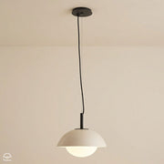 Glaze – lampa wisząca ceramiczna, kość słoniowa (pojedyncza)