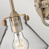 Lampa ścienna / kinkiet Congress (szczotkowany karmel) - Hinkley (klosz 20cm, 1xE27)