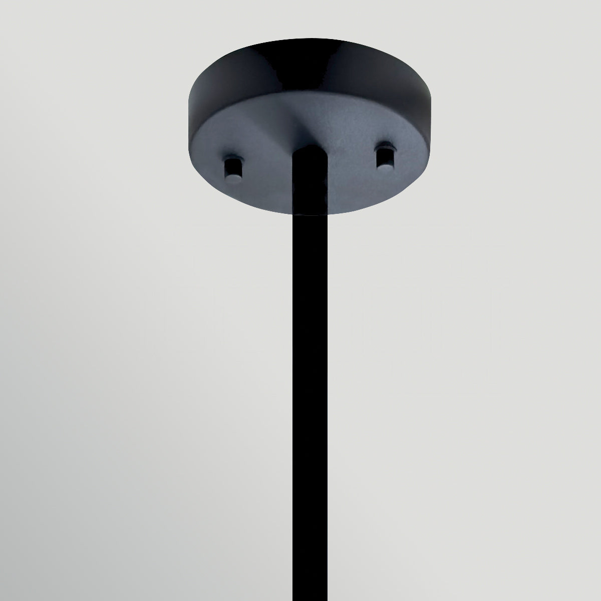 Sabina – lampa wisząca z geometrycznym ażurem i tkaninowym abażurem, czarna Ø38