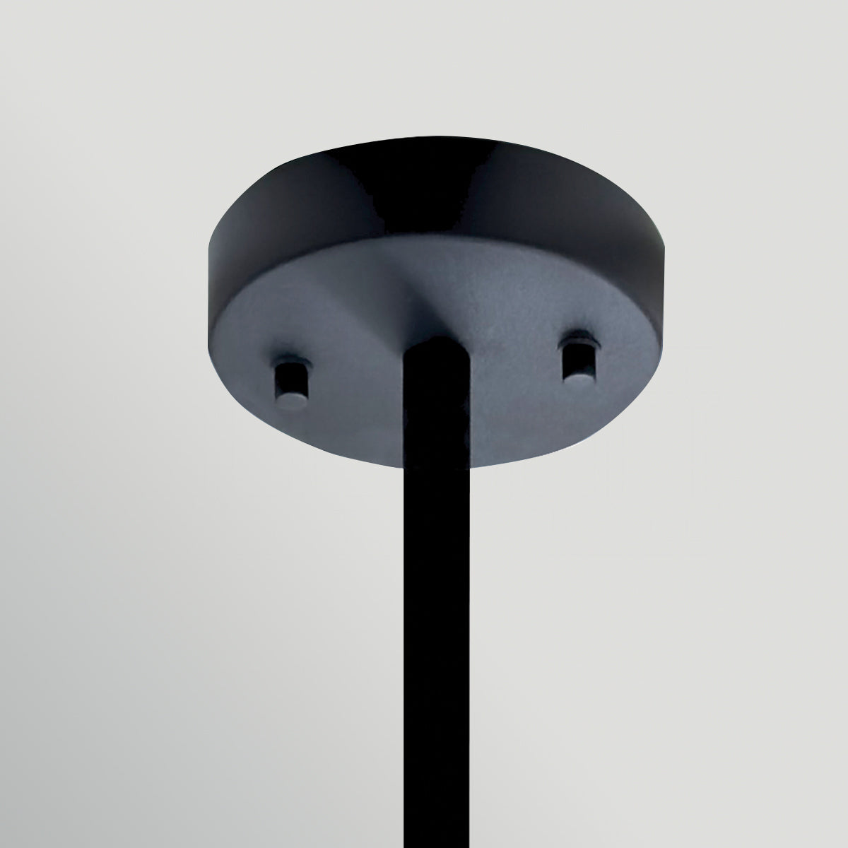 Sabina Large – lampa wisząca z geometrycznym ażurem i tkaninowym abażurem, czarna Ø57