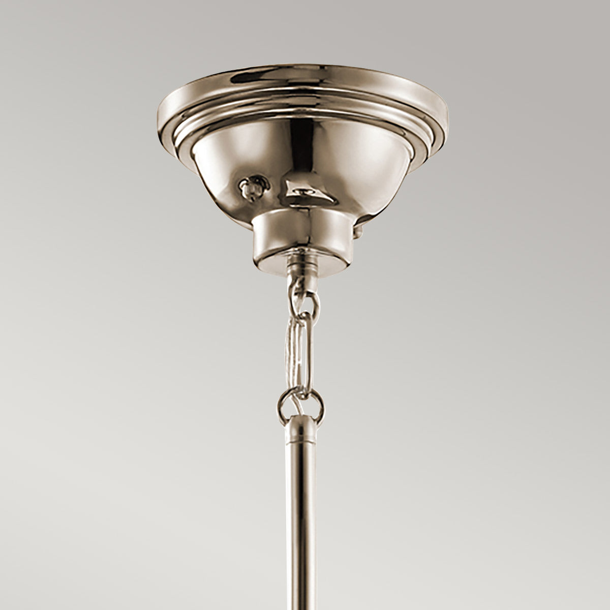 Industrialna lampa wisząca 20cm (nikiel) do kuchni salonu kawiarni (1xE27) Kichler (Cobson)