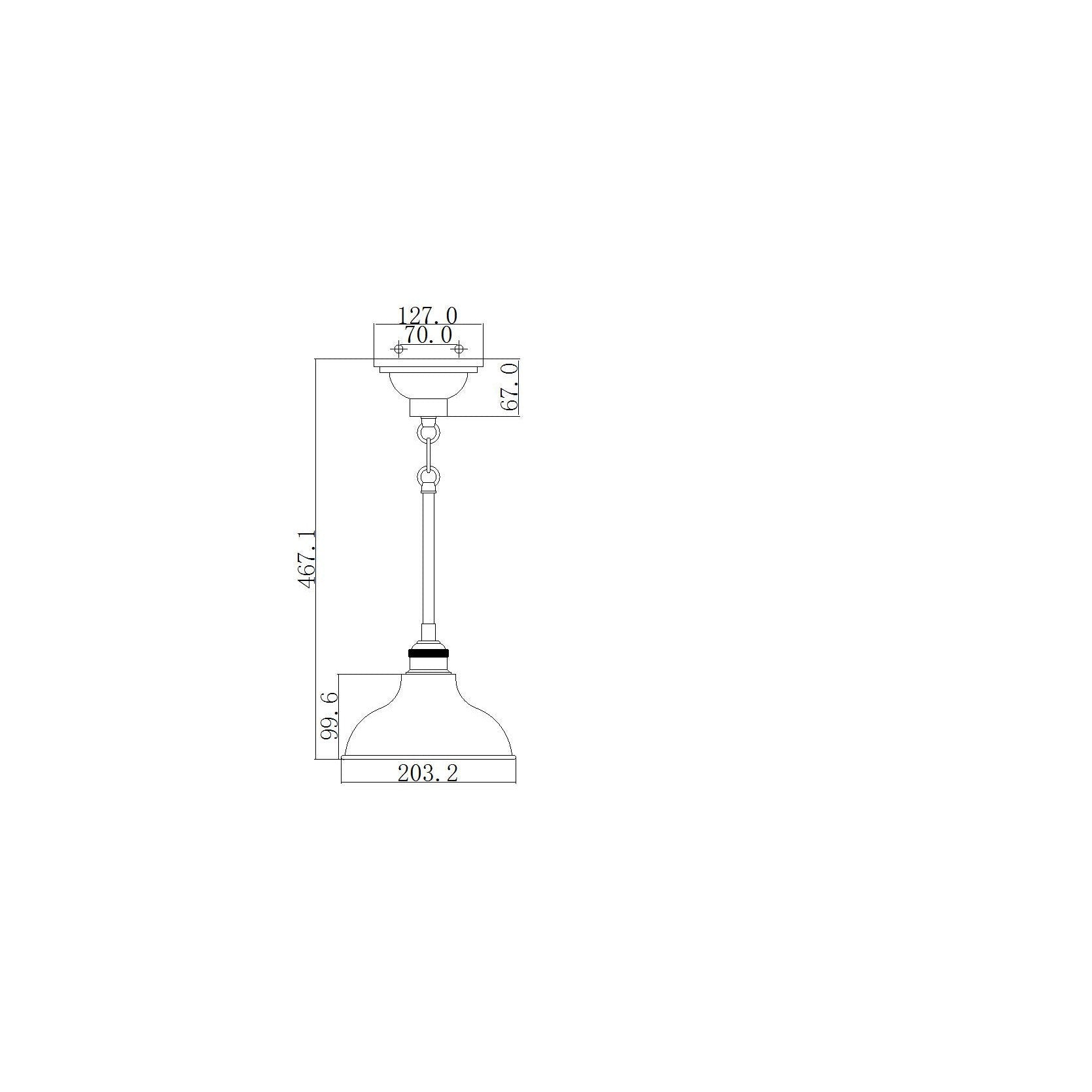 Industrialna lampa wisząca 20cm (nikiel) do kuchni salonu kawiarni (1xE27) Kichler (Cobson)