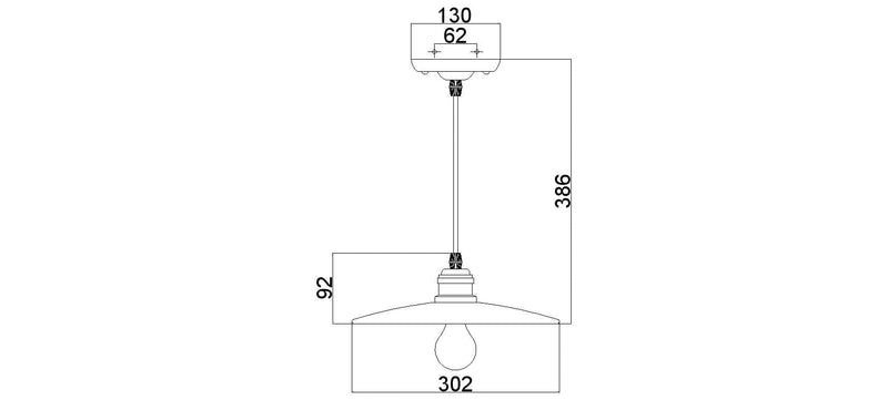 Industrialna lampa wisząca 30cm (gwieździsty brąz (1xE27) do kuchni salonu, Feiss (Urban)