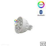 Inteligentna żarówka Smart MR16 5W, RGB+WW+CW, Bluetooth - AKCESORIA systemu 12V LED Polned (6279011)