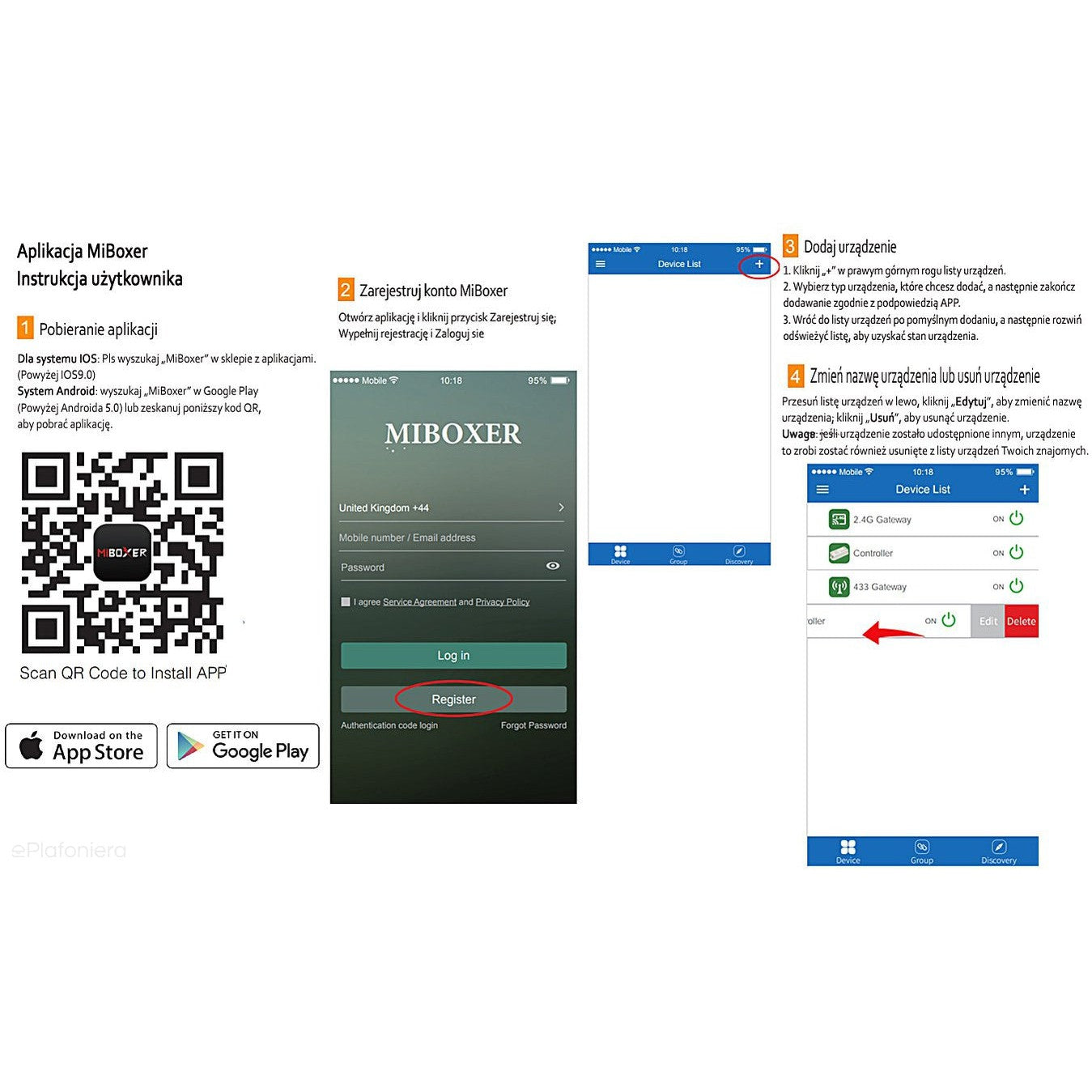 Inteligentny mostek 2,4GHz (WiFi-Smart) do sterowania RGB - AKCESORIA systemu 12V LED Polned (8814404)
