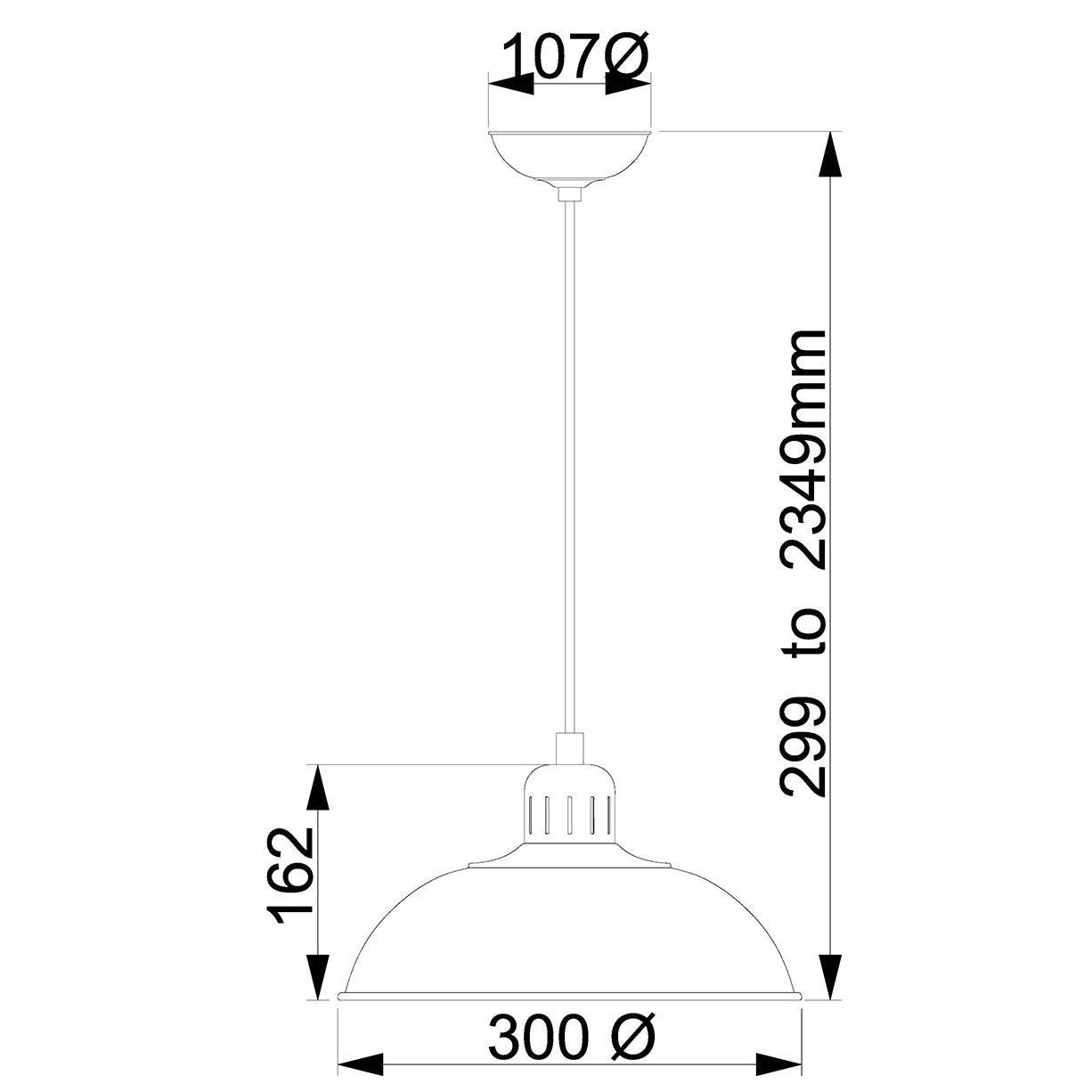 Jasnozielona lampa vintage / loftowa Franklin - Elstead, lampa wisząca do kuchni (1xE27)