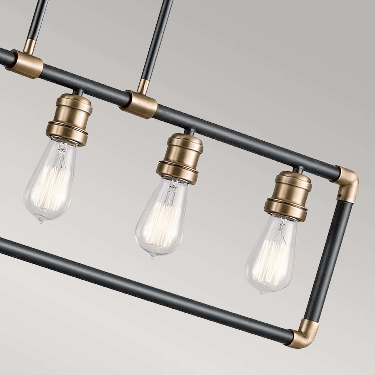 Kichler, Imahn - loftowa lampa wisząca do salonu